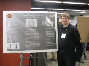 Colin and poster 1
