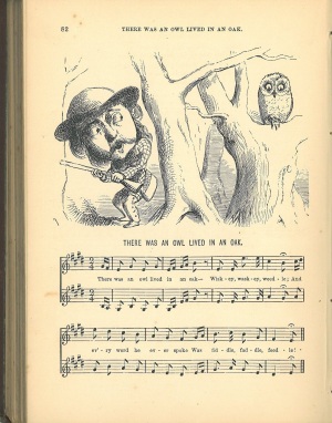 The Illustrated book of nursery rhymes and songs : with musicillustrations by Keeley Halswelle. London ; Edinburgh ; and New York : T. Nelson and Sons, 1876. 1 score (112 p.) : ill. (woodcuts) ; 19 cm