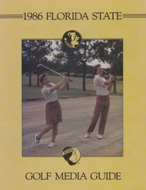 1986 Florida State Golf Media Guide