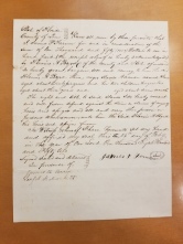 Bill of Sale regarding enslaved people from the Dr. F.A. Byrd Collection
